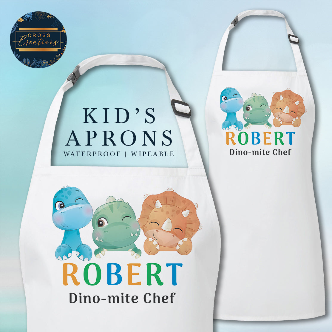 Dino-mite Chef | Kid's Apron