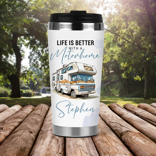 Life is Better with a Motorhome Travel Mug