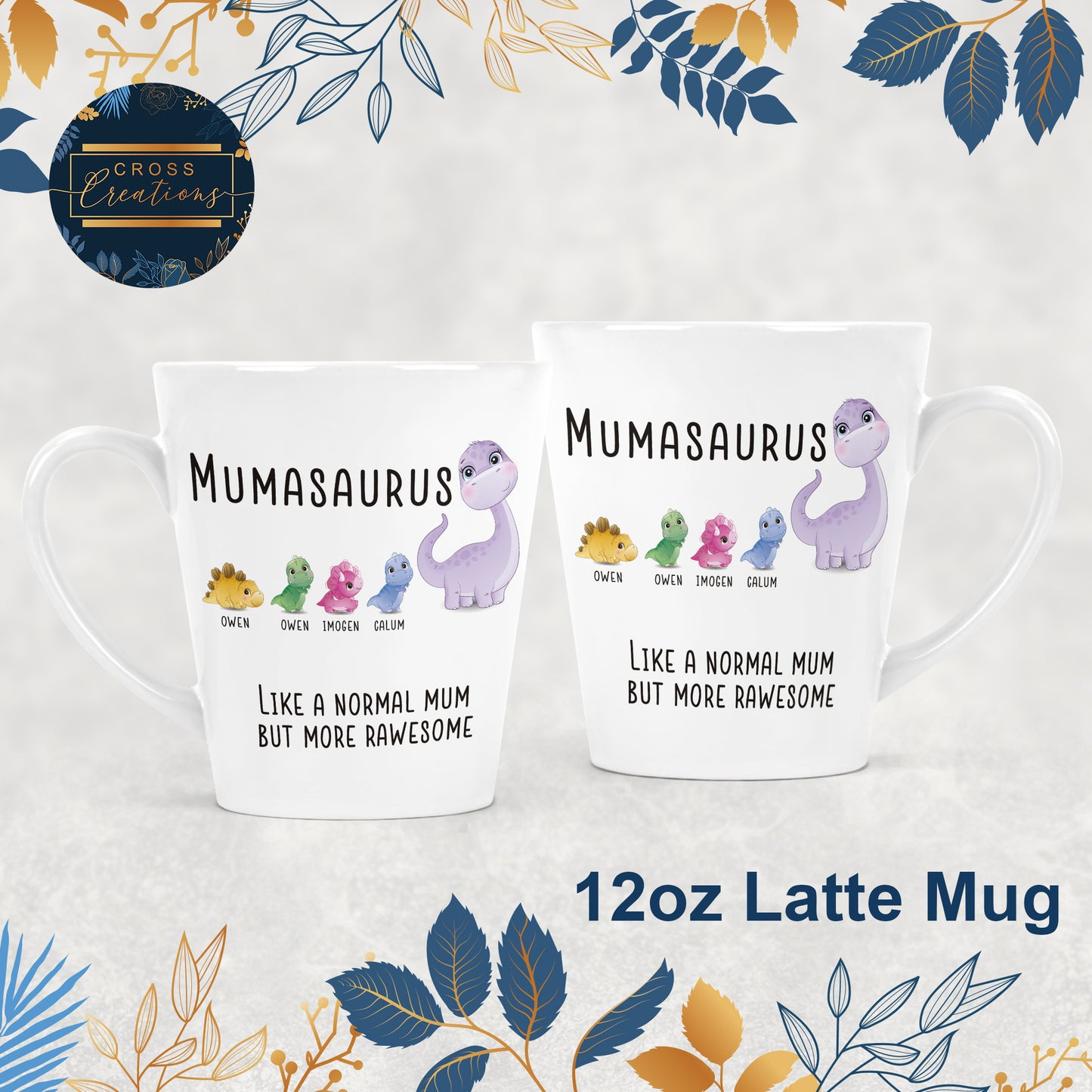 Mumasaurus Mum Personalised Mug