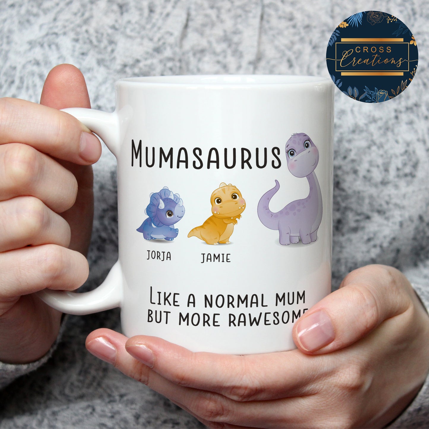 Mumasaurus Mum Personalised Mug