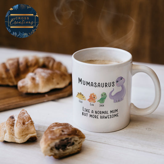 Mumasaurus Mum Personalised Mug