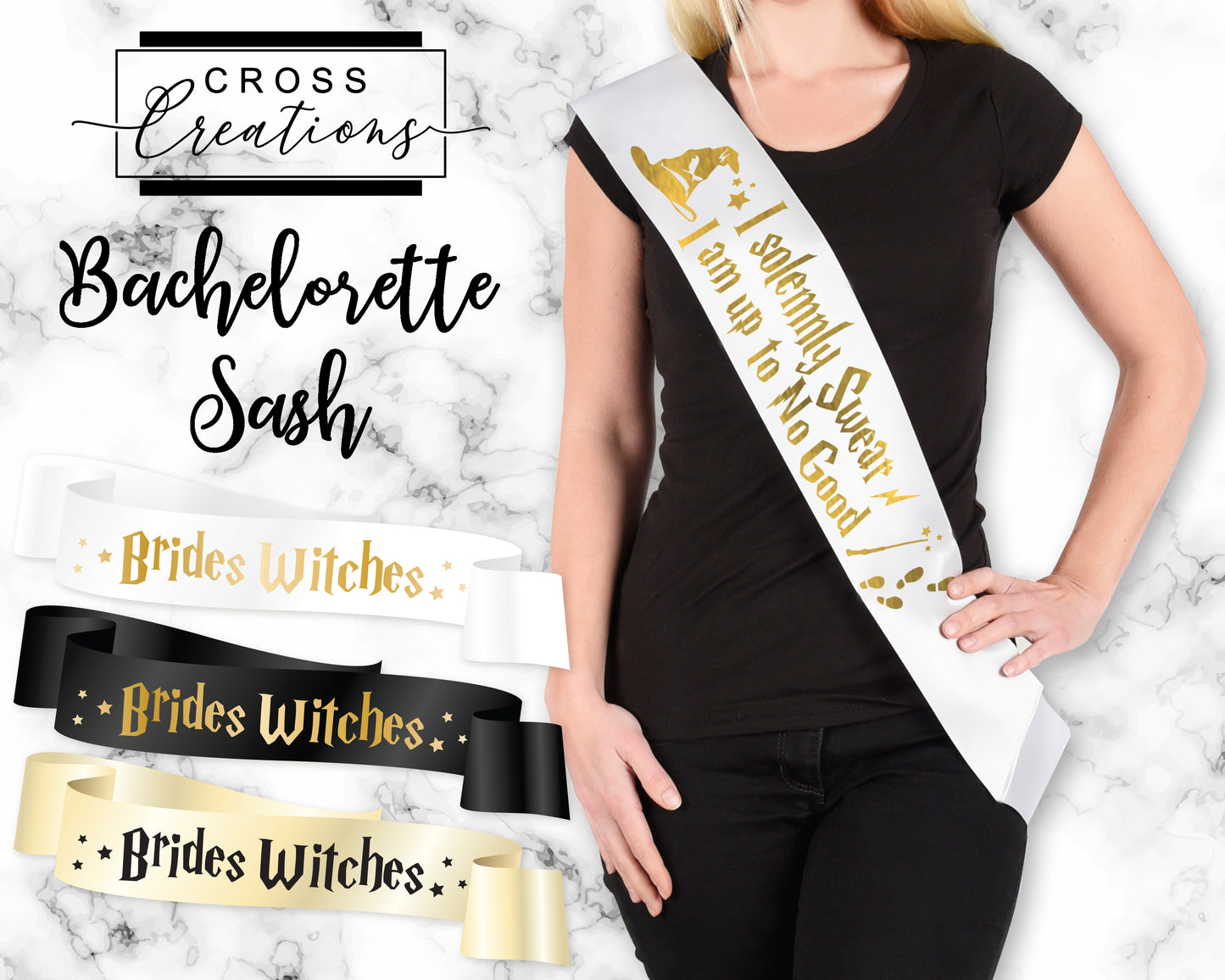 Witches Themed Hen Party Sashes