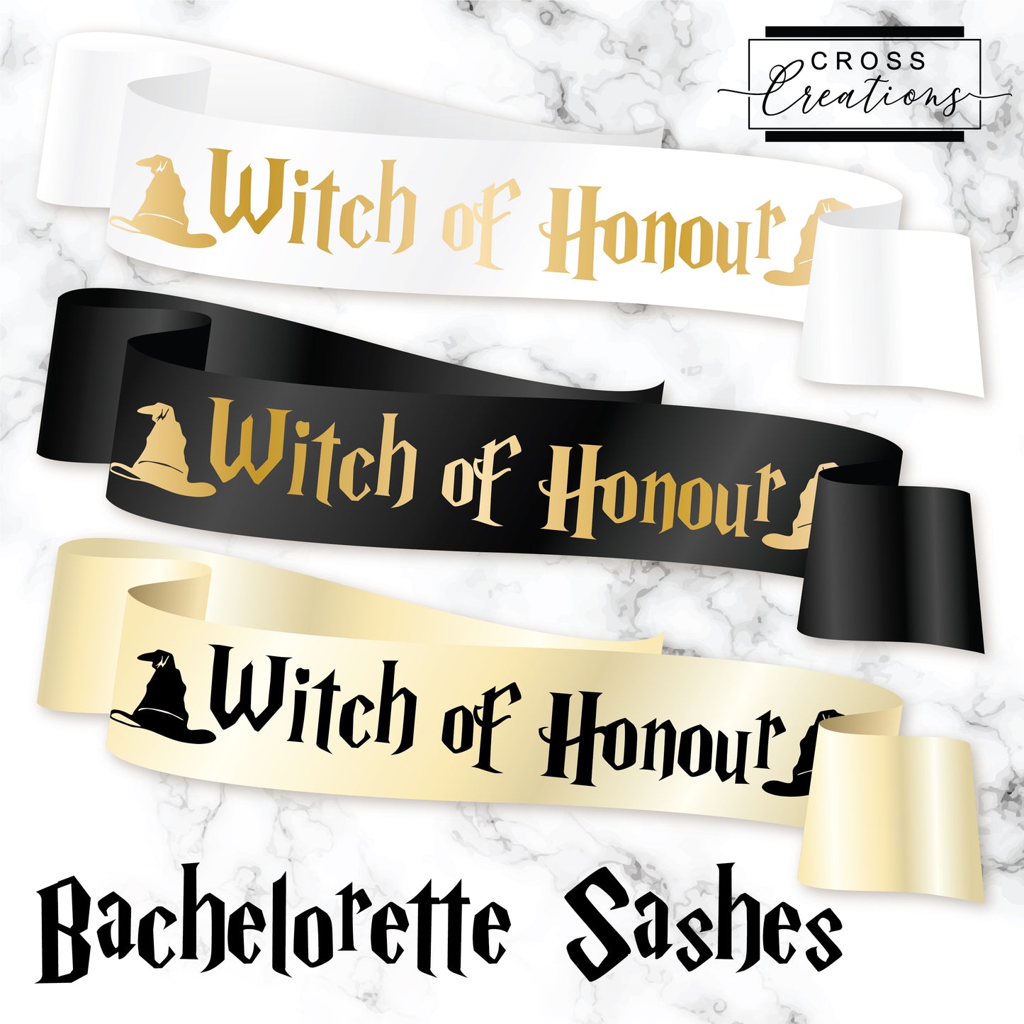 Witches Themed Hen Party Sashes