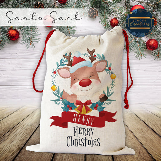 Personalised Christmas Santa Sacks