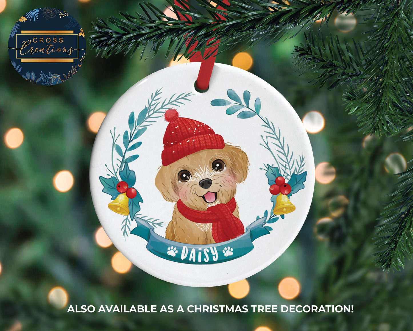 Personalised Christmas Dog Mug