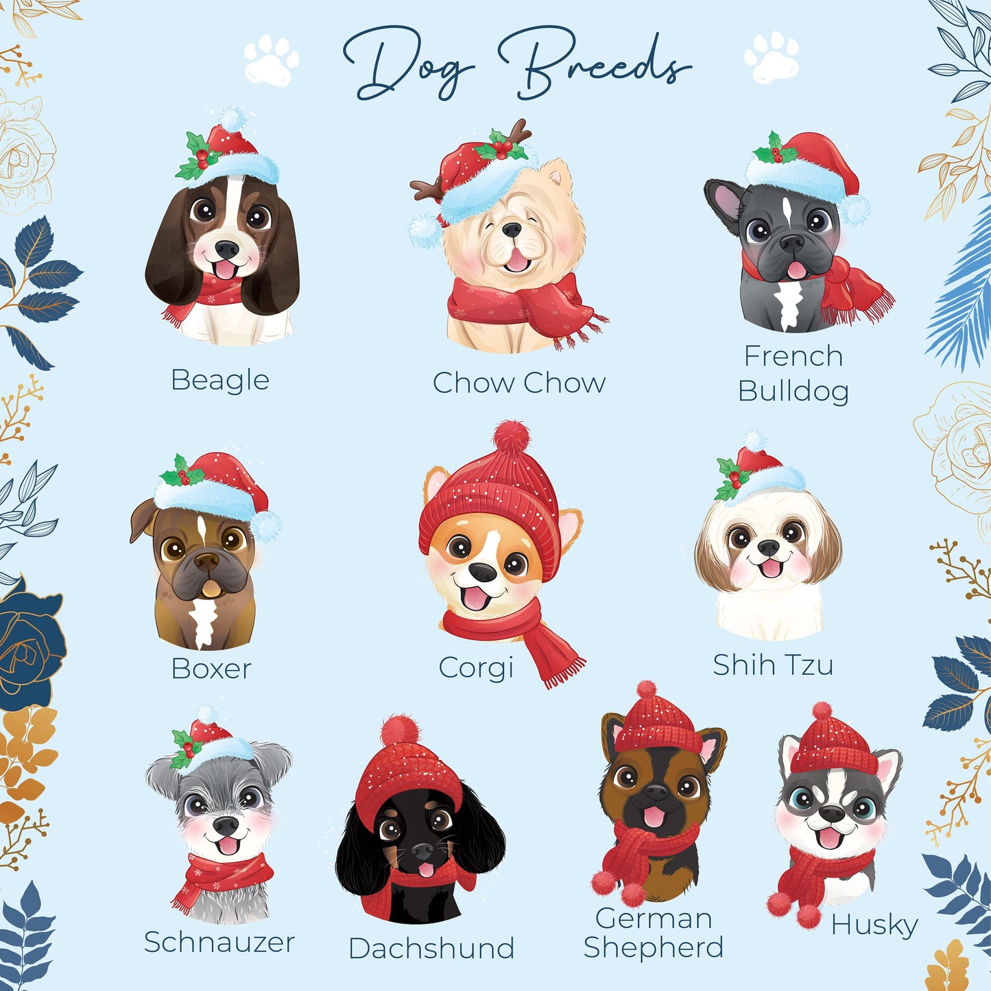 Personalised Dog Christmas Tree Decoration