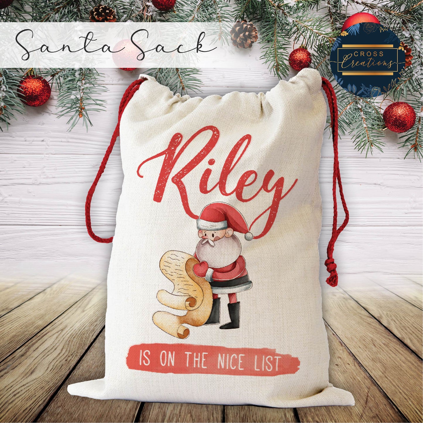 Personalised Santa Sack